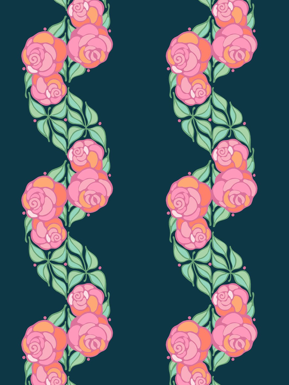 groovy-floral-stripe-wallpaper-by-barbie-peacock