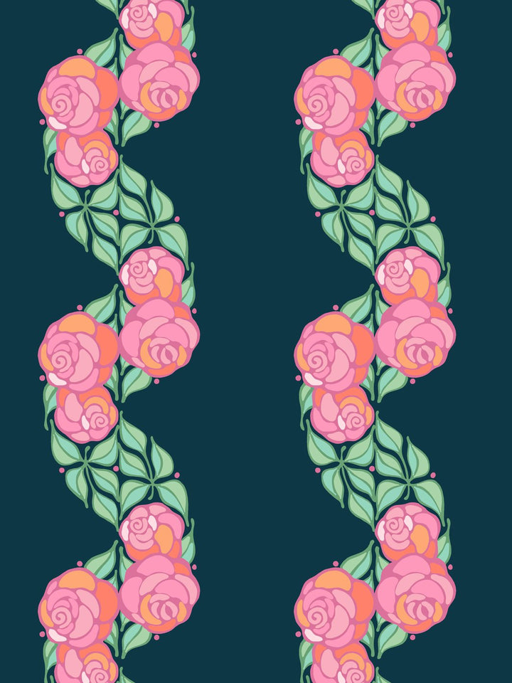 groovy-floral-stripe-wallpaper-by-barbie-peacock