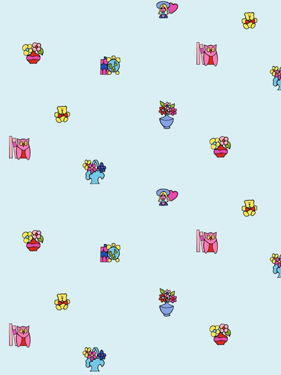 barbie stickers wallpaper by barbie blue