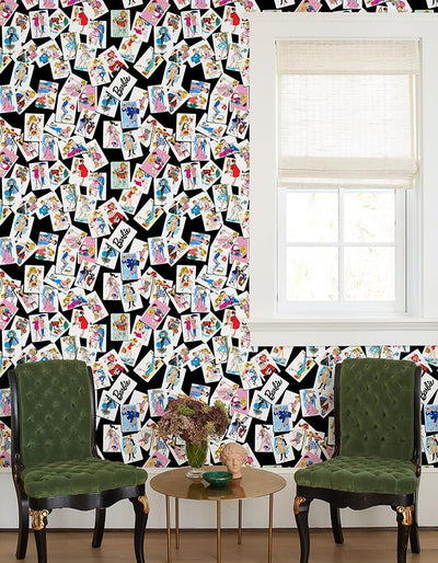 barbie trading cards wallpaper by barbie black