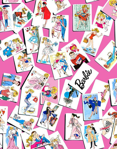 'Barbie™ Trading Cards' Wallpaper by Barbie™ - Berry