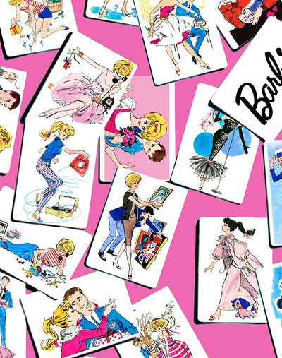 'Barbie™ Trading Cards' Wallpaper by Barbie™ - Berry