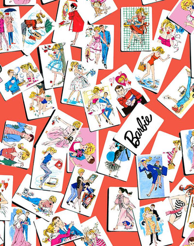 barbie trading cards wallpaper by barbie red
