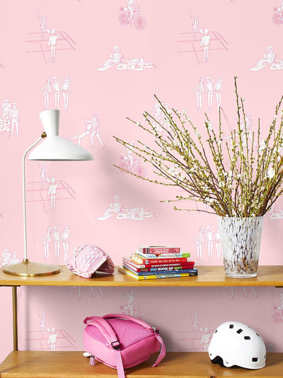 barbie and friends wallpaper by barbie pink