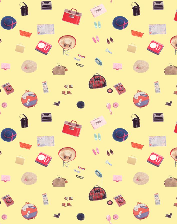 barbie travel wallpaper by barbie yellow