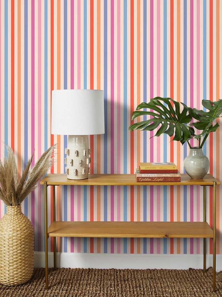 bend-and-snap-stripe-wallpaper-by-barbie-peach