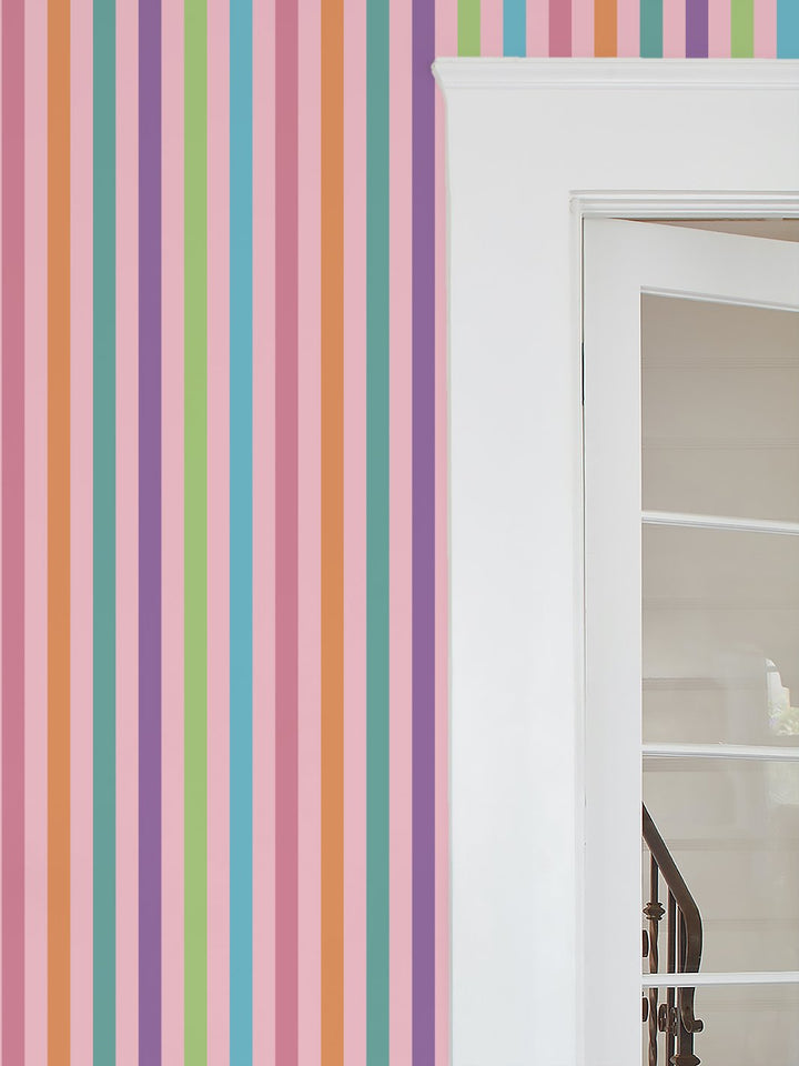 bend-and-snap-stripe-wallpaper-by-barbie-pink