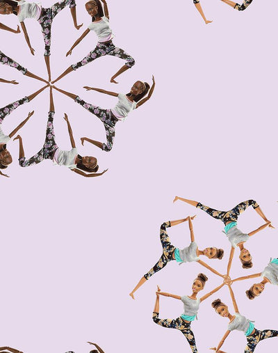 made to move stars wallpaper by barbie lavender