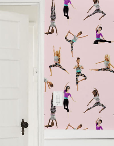 made to move wallpaper by barbie pink