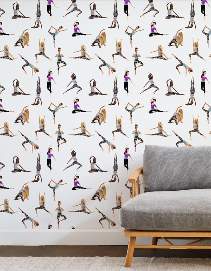 made to move wallpaper by barbie white