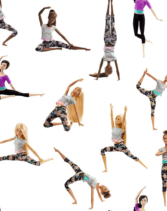 made to move wallpaper by barbie white