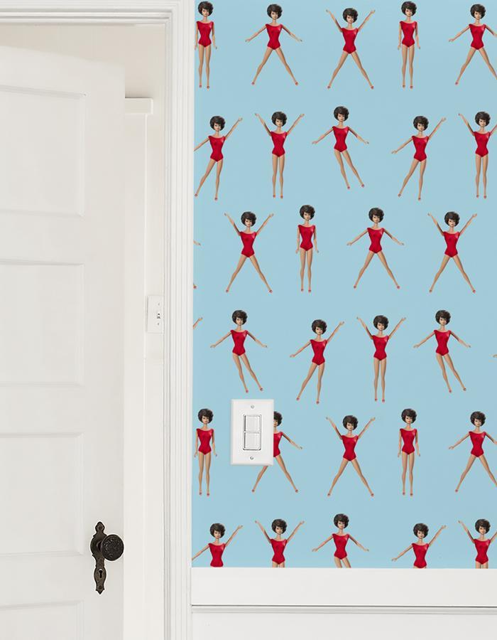 brunette barbie in motion wallpaper by barbie baby blue