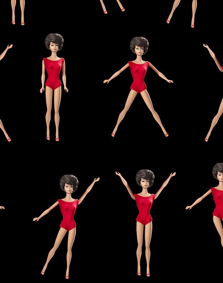 brunette barbie in motion wallpaper by barbie black