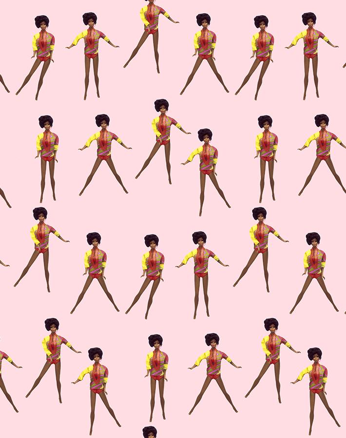 'Christie™ in Motion' Wallpaper by Barbie™ - Ballet Slipper