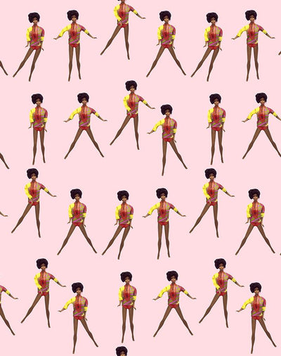 'Christie™ in Motion' Wallpaper by Barbie™ - Ballet Slipper