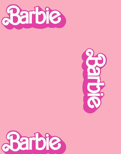 'Barbie™ 80s Logo' Wallpaper by Barbie™ - Bubblegum
