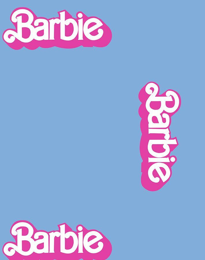 barbie 80s logo wallpaper by barbie denim