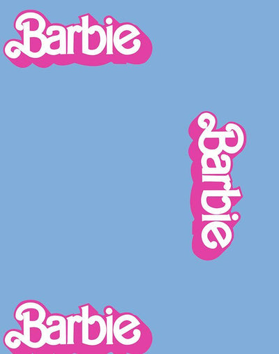 'Barbie™ 80s Logo' Wallpaper by Barbie™ - Denim