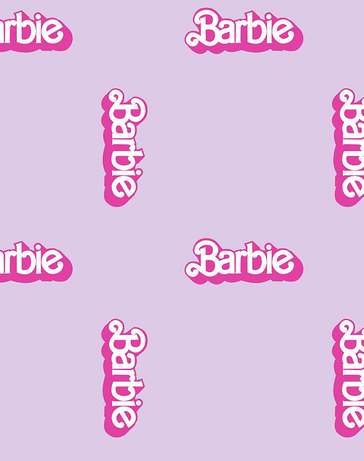 'Barbie™ 80s Logo' Wallpaper by Barbie™ - Lavender