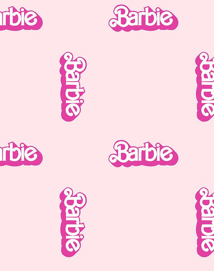 'Barbie™ 80s Logo' Wallpaper by Barbie™ - Pink