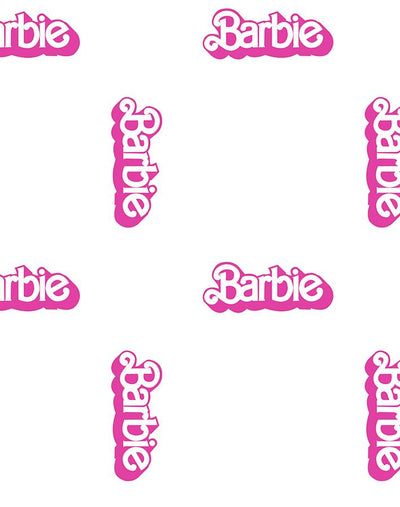 barbie 80s logo wallpaper by barbie white
