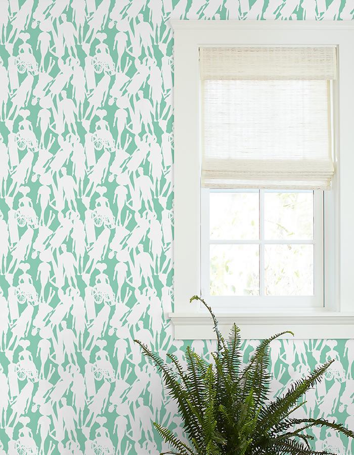 fashionista silhouettes wallpaper by barbie caribbean