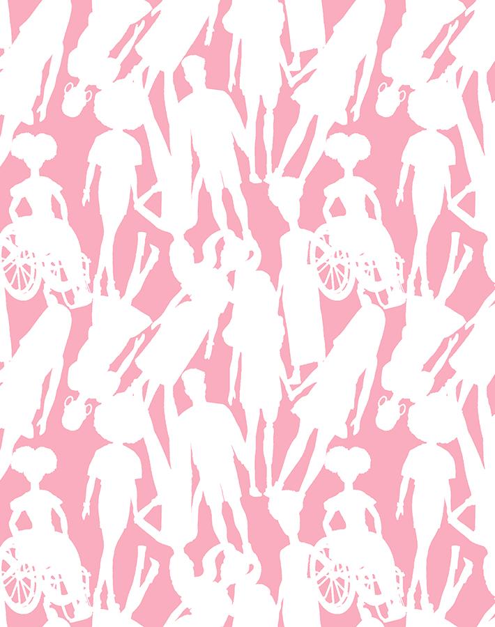 fashionista silhouettes wallpaper by barbie bubblegum