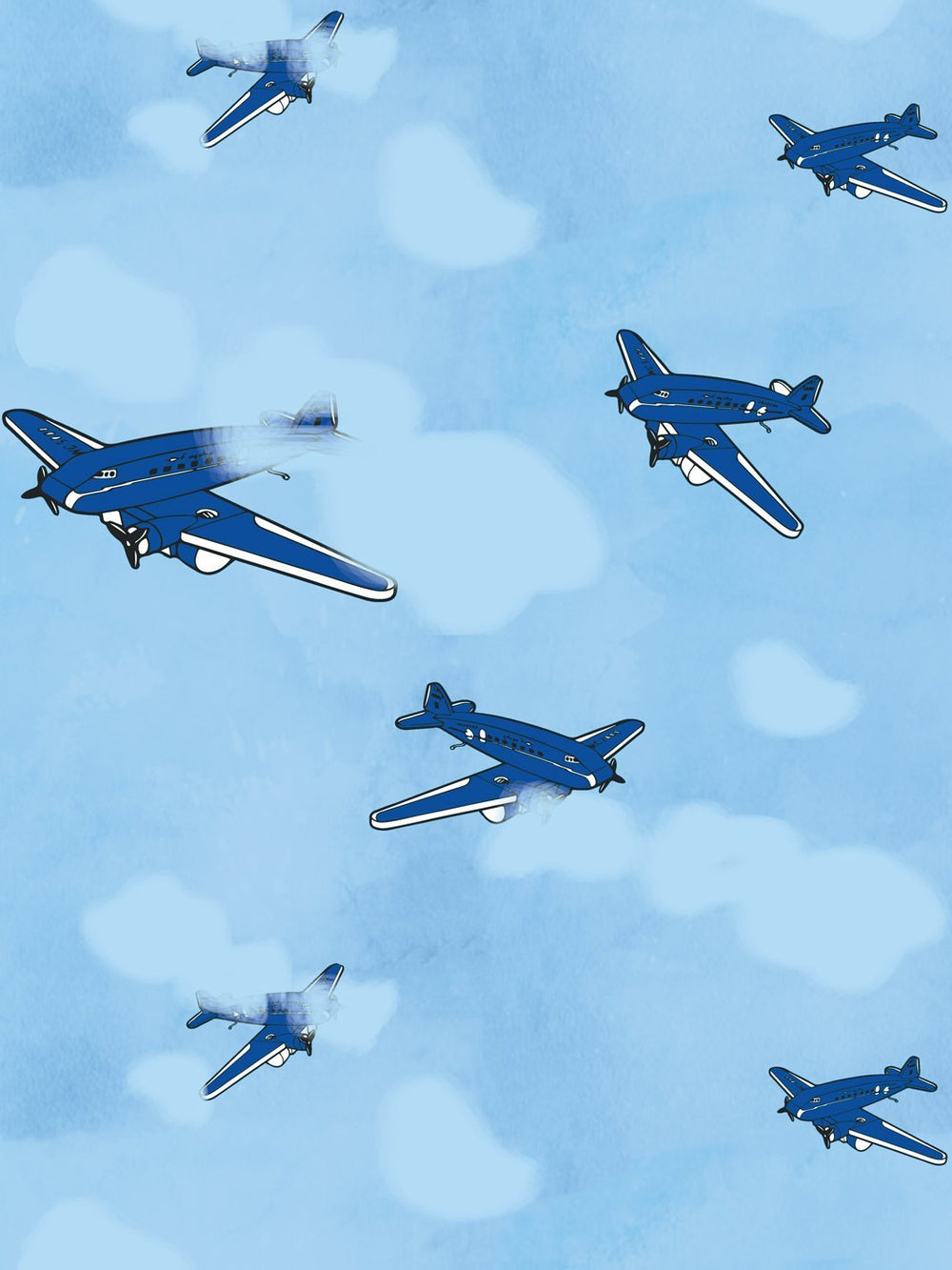 airplanes-wallpaper-by-fisher-price-blue