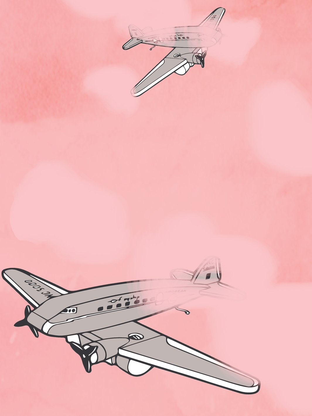 airplanes-wallpaper-by-fisher-price-gray-sunset