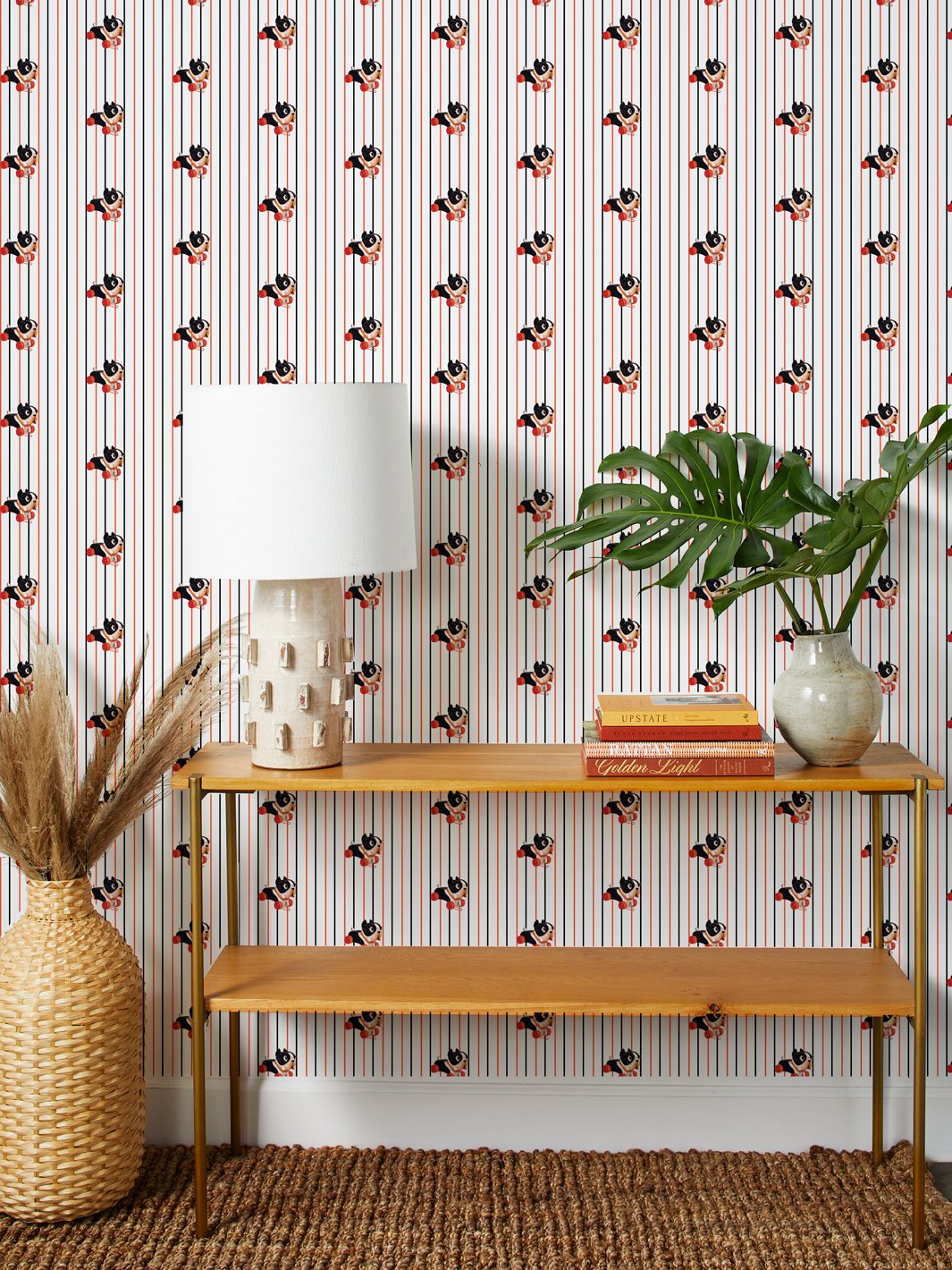 barky-stripe-wallpaper-by-fisher-price-white