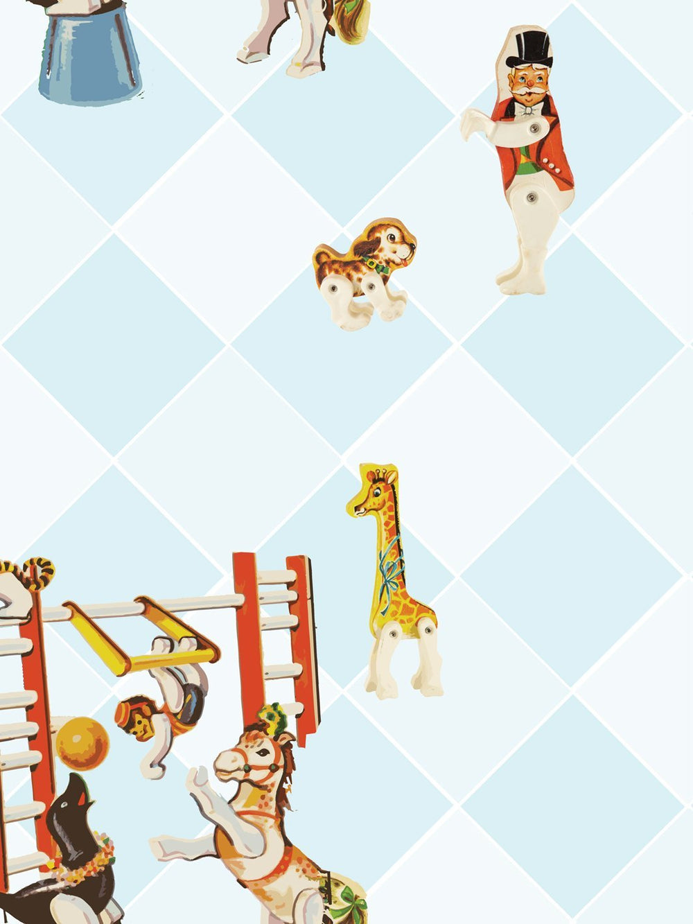 circus-toile-wallpaper-by-fisher-price-blue