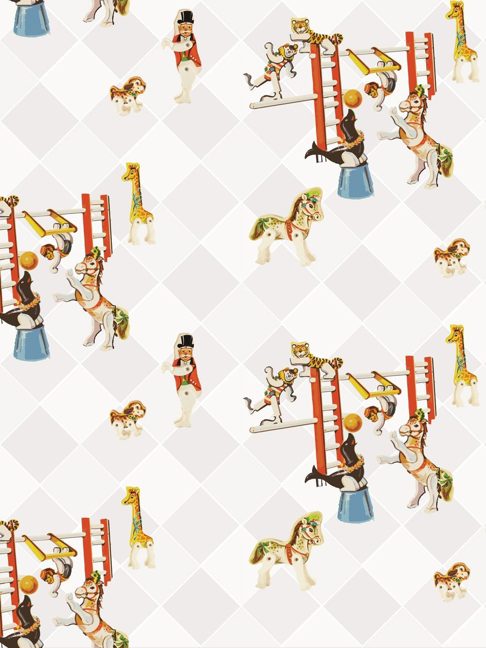 circus-toile-wallpaper-by-fisher-price-gray
