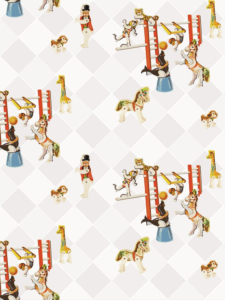 circus-toile-wallpaper-by-fisher-price-gray