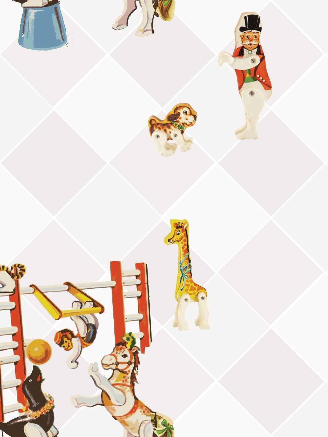 circus-toile-wallpaper-by-fisher-price-gray