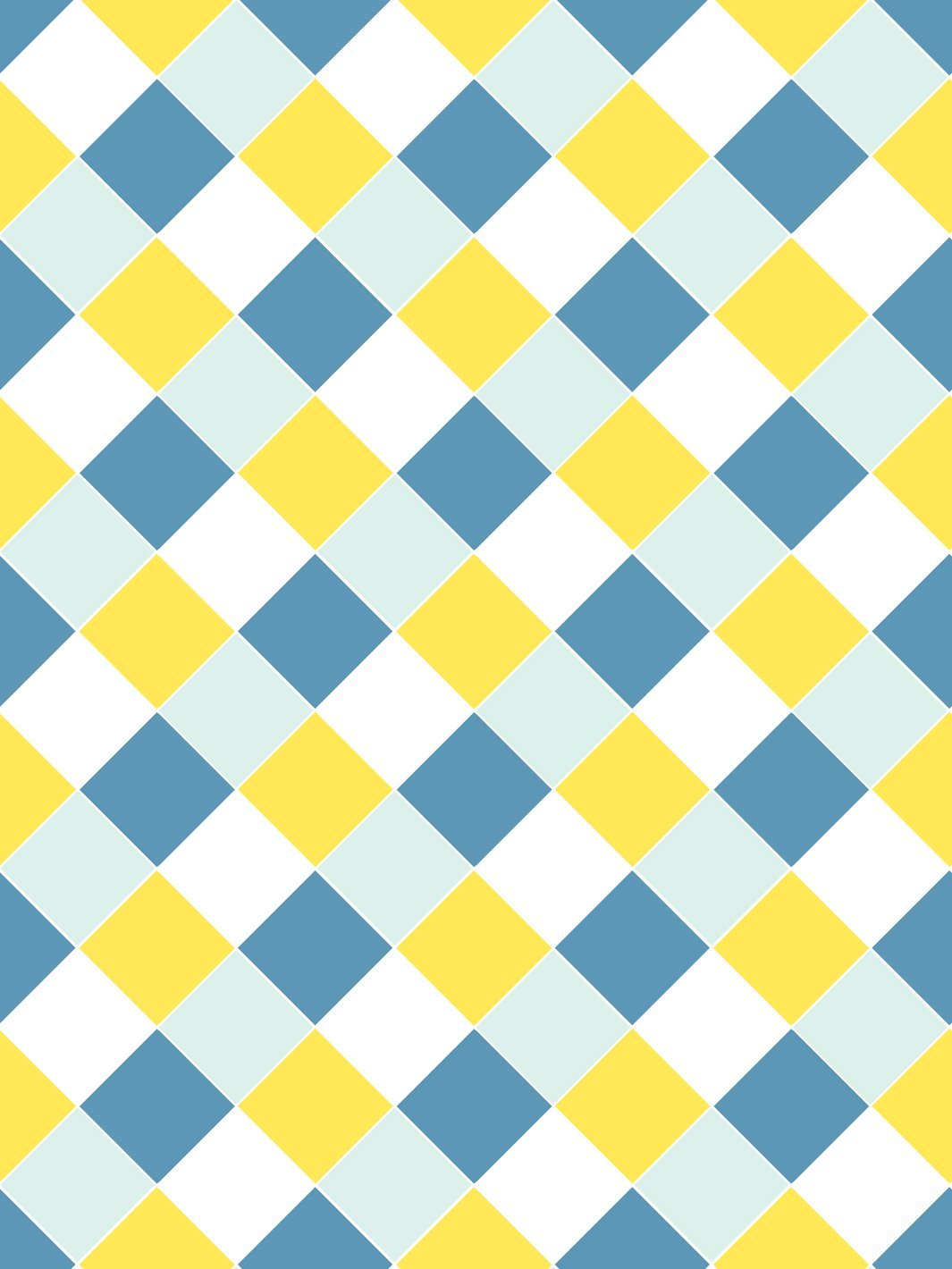 'Diamonds' Wallpaper by Fisher-Price™ - Blue Yellow