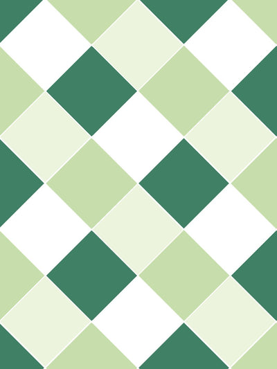 'Diamonds' Wallpaper by Fisher-Price™ - Green