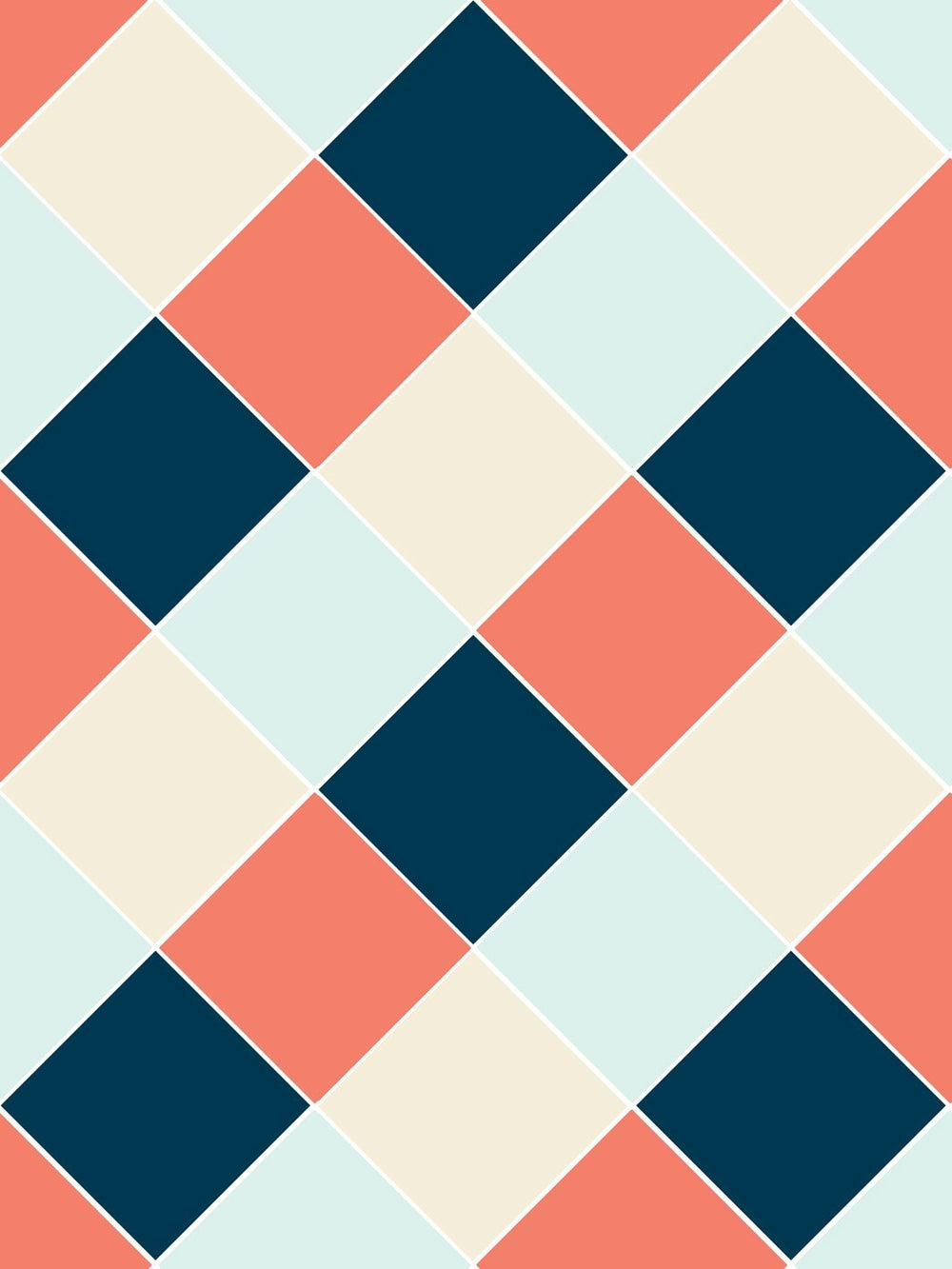 diamonds-wallpaper-by-fisher-price-orange
