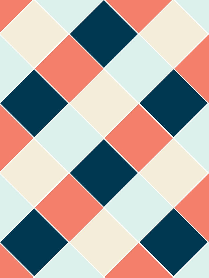 diamonds-wallpaper-by-fisher-price-orange