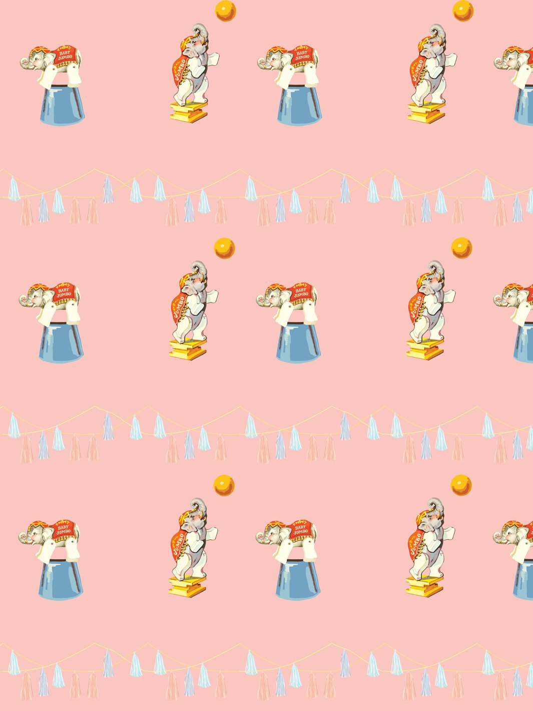elephant-circus-wallpaper-by-fisher-price-grapefruit