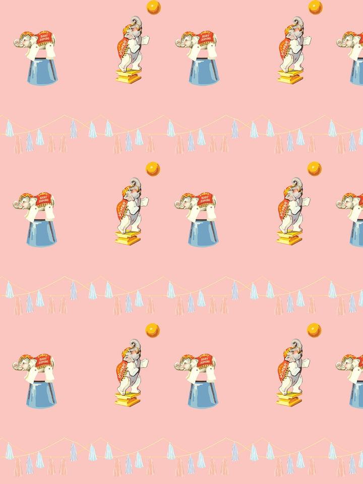 elephant-circus-wallpaper-by-fisher-price-grapefruit