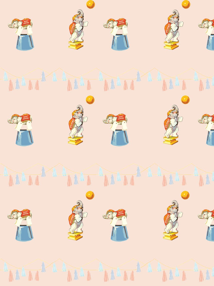 elephant-circus-wallpaper-by-fisher-price-peach