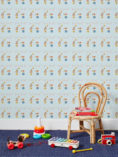 'Elephant Circus' Wallpaper by Fisher-Price™ - Sky