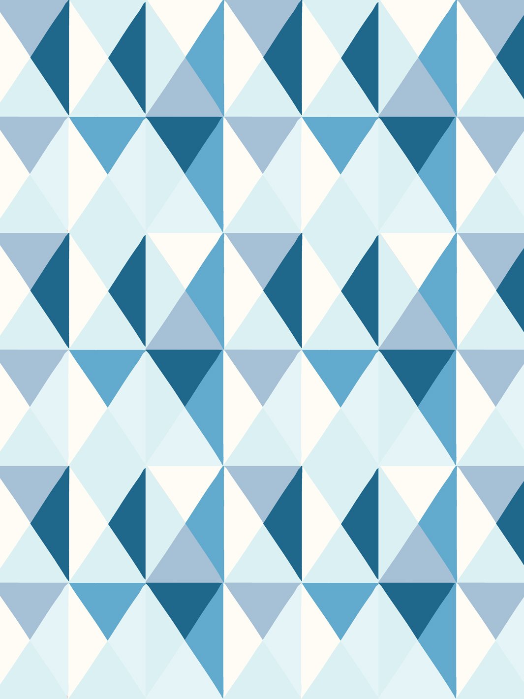 'Geo' Wallpaper by Fisher-Price™ - Blue