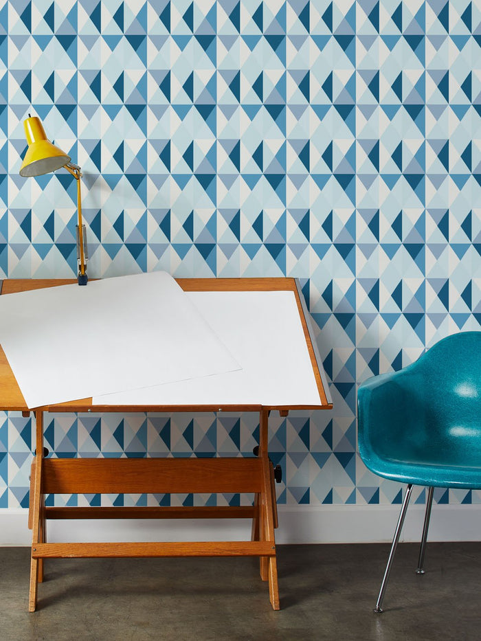 'Geo' Wallpaper by Fisher-Price™ - Blue