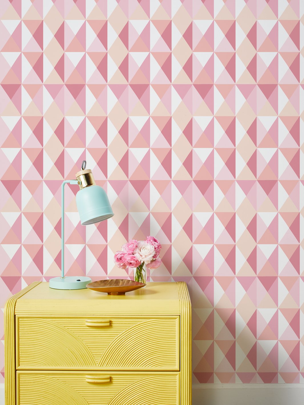 'Geo' Wallpaper by Fisher-Price™ - Pink
