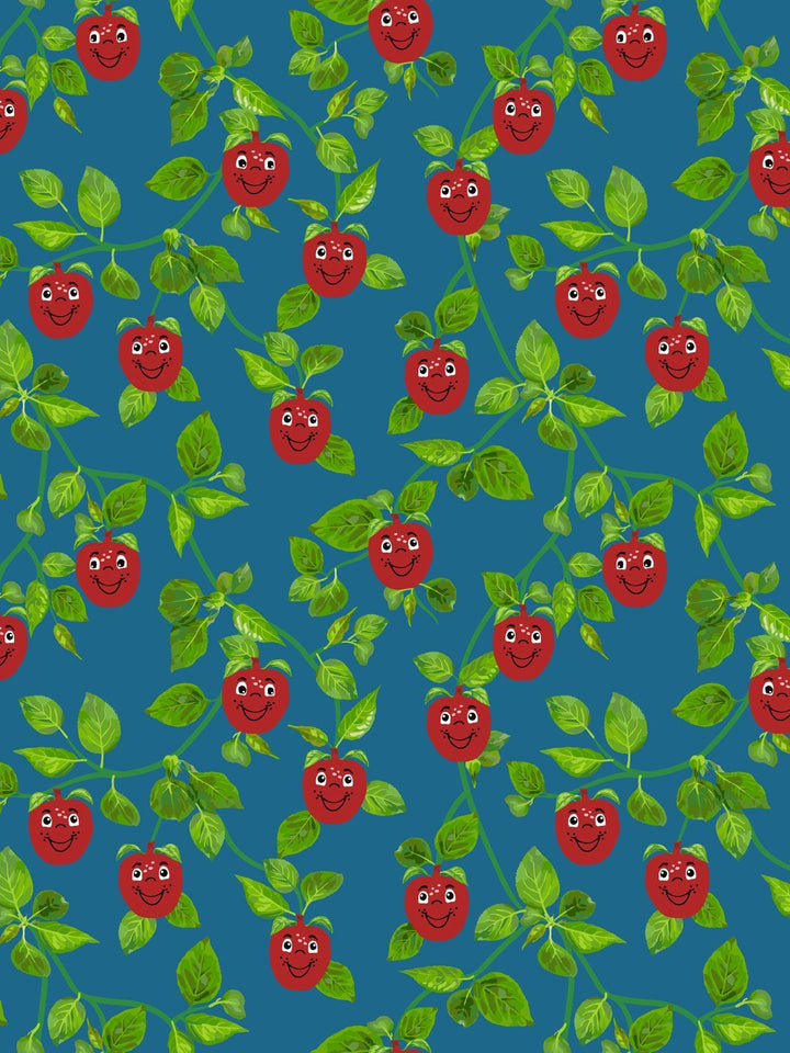 happy-apple-branches-wallpaper-by-fisher-price-cadet-blue