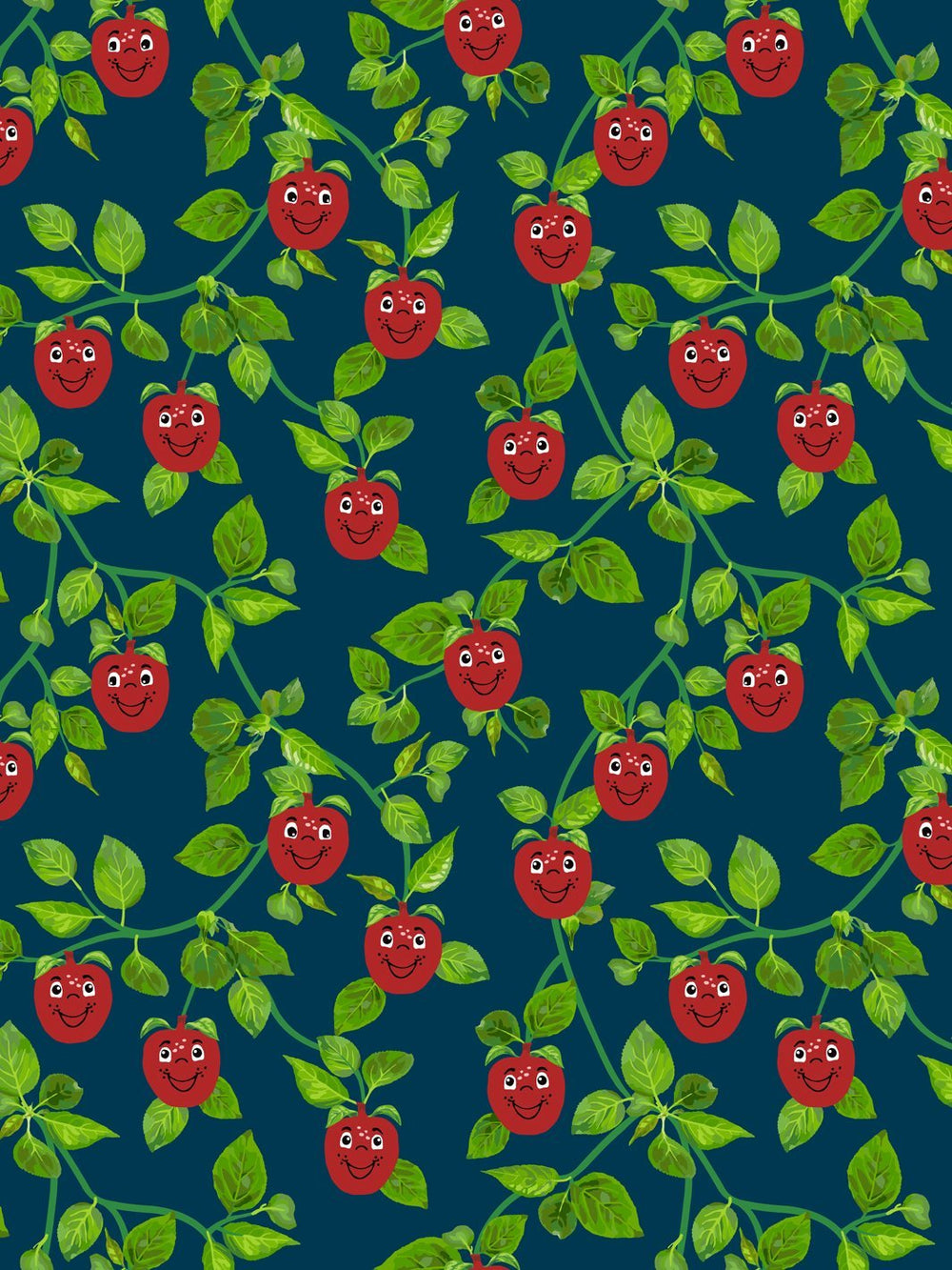 happy-apple-branches-wallpaper-by-fisher-price-navy