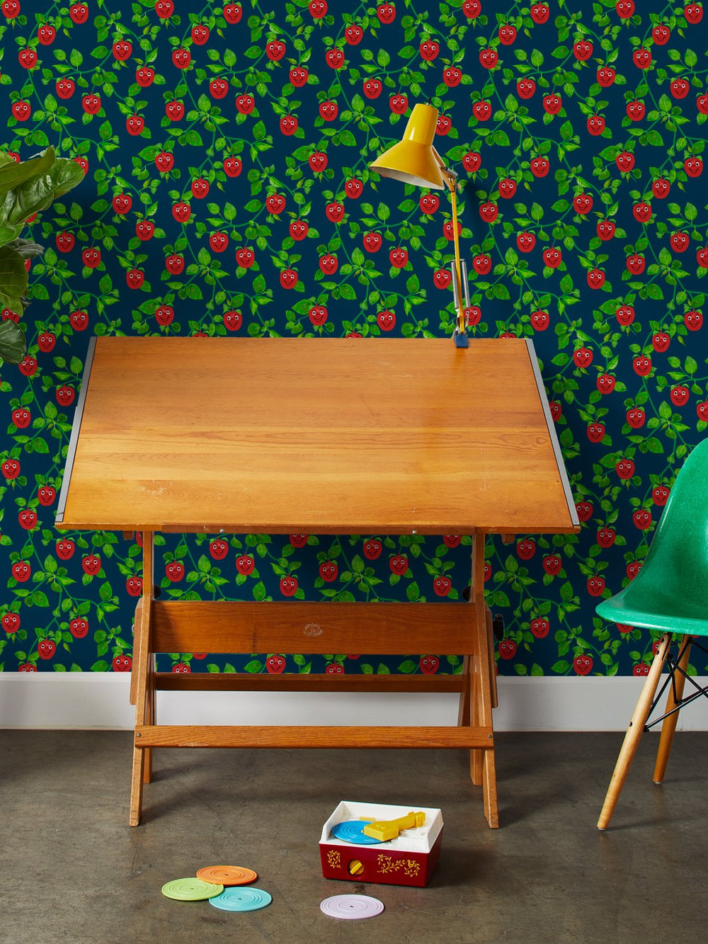 happy-apple-branches-wallpaper-by-fisher-price-navy