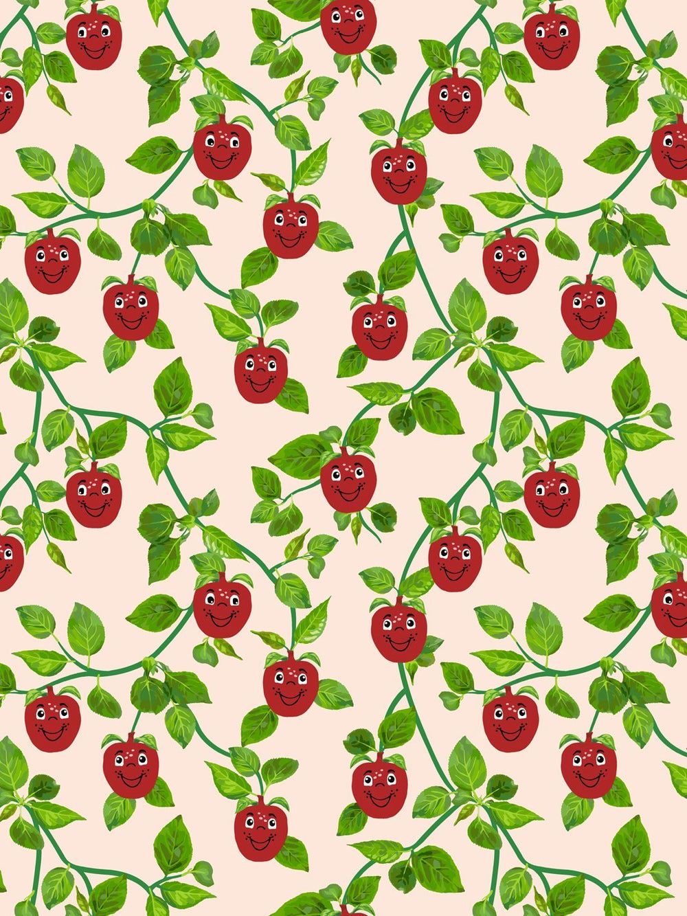 happy-apple-branches-wallpaper-by-fisher-price-peach