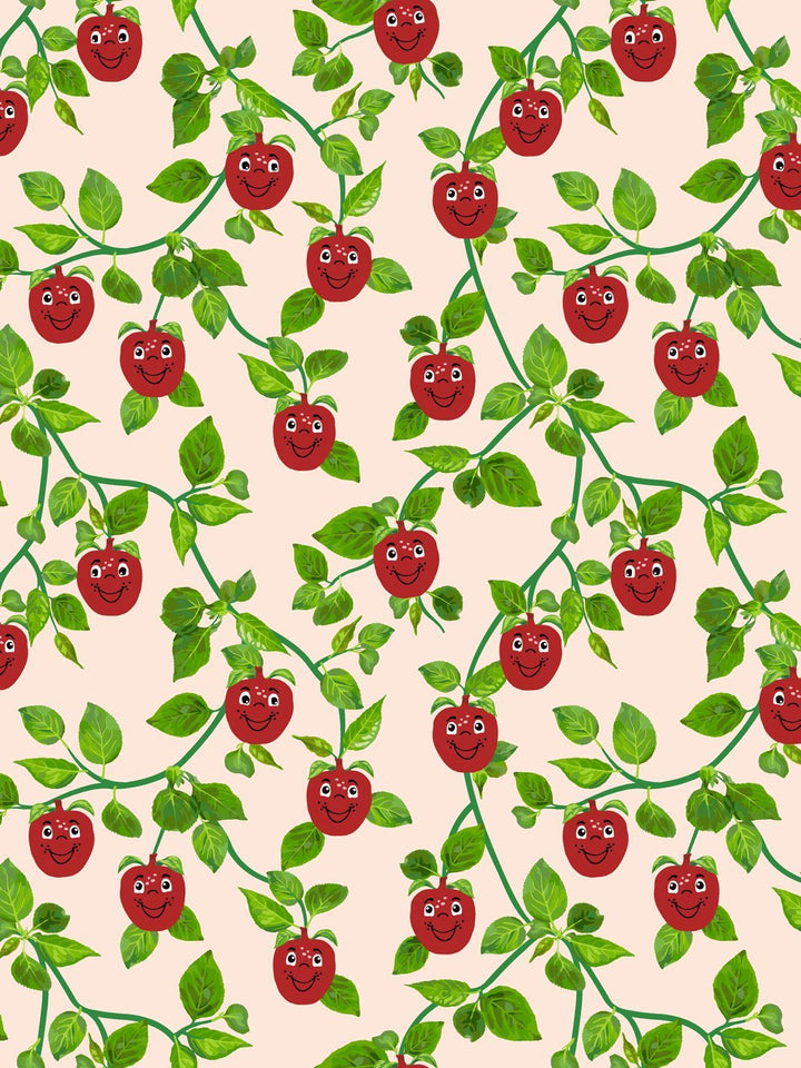 happy-apple-branches-wallpaper-by-fisher-price-peach